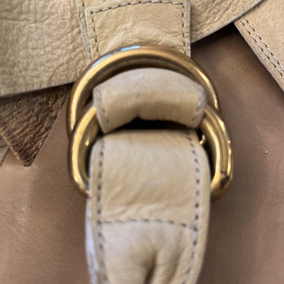 Chloe Flat Sandals Leather Light Beige Size 39 - Picture 2 of 4